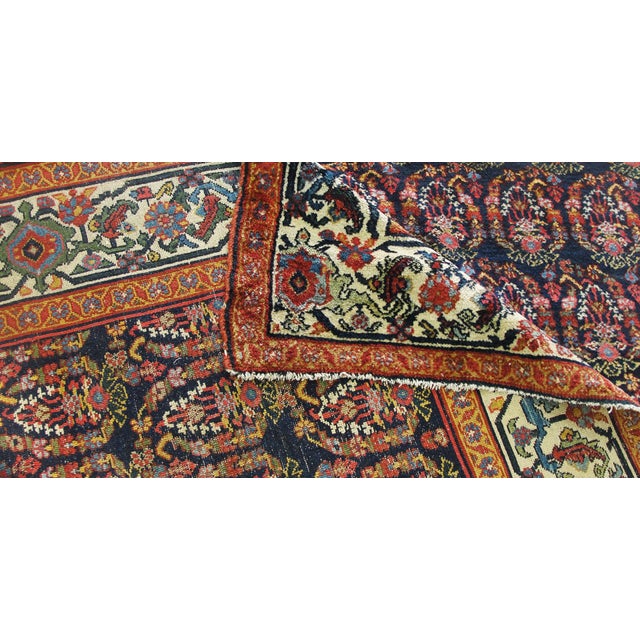 Antique Persian Senneh Malayer Gallery Carpet 5'11" × 15'6" For Sale In Chicago - Image 6 of 7
