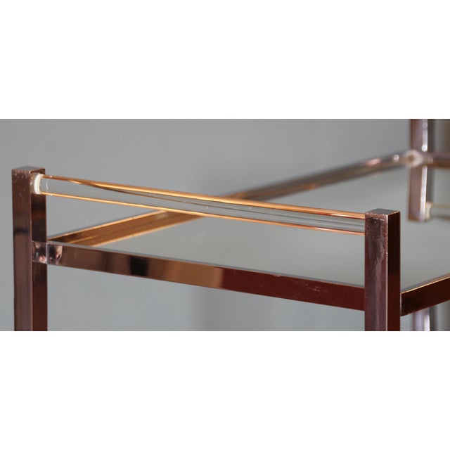 Jacques Adnet Art Deco Bar Cart attributed to Jacques Adnet, 1930s For Sale - Image 4 of 17