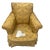 Textile 1980s Schumacher Furnishings Club Chair in Scalamandre Fabric For Sale - Image 7 of 9