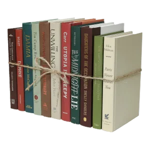 Decorative Books - Cabin Book Bundle - 1 Foot of Brown and Green Books