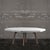 Velato dining table in calacatta marble & chestnut wood by bufalini marmi dimensions: d 110 x w 200 x h 72 cm. Materials:...