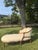 1920s Antique Carved Louis XV Style Chaise Lounge Upholstered in Ivory For Sale - Image 5 of 18