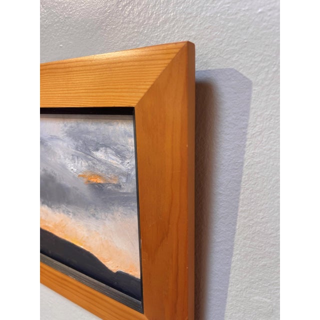 Contemporary Platte River, Denver, at Sundown by Timothy J. Standring | Oil on gesso panel Landscape at sunset. For Sale - Image 3 of 4