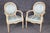 Set 10 French Louis XVI Style Parcel Gilt Dining Chairs. For Sale In Philadelphia - Image 6 of 16