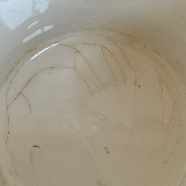 Mid-20th Century RCCL Portugal Ceramic Cachepot & Saucer For Sale - Image 9 of 12