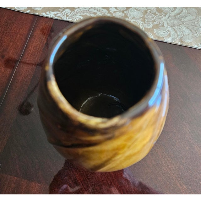 Art Nouveau Vintage 1920s Signed Anna Van Briggle Vase For Sale - Image 3 of 3