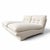 Late 20th Century Vintage Sculptural Chaise Lounge Pair With New Ivory Boucle Upholstery For Sale - Image 5 of 6