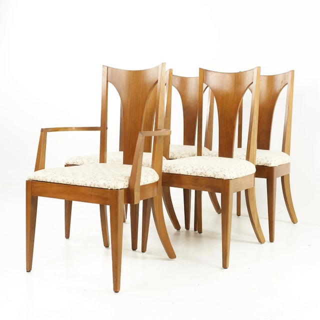 Mid-Century Modern Young Manufacturing Mid Century Dining Chairs - Set of 5 For Sale - Image 3 of 13