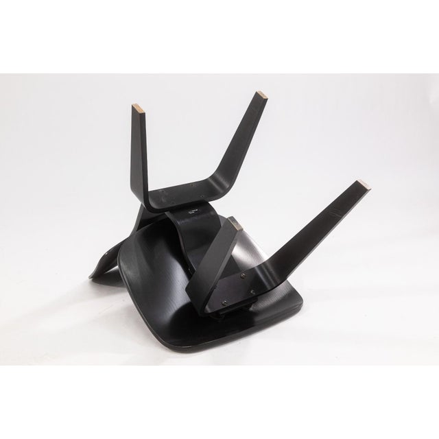 Charles & Ray Eames for Herman Miller DCW Chair Black Finish C. 2000s MCM For Sale - Image 9 of 10