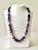 Vintage Amethyst and Sterling Silver Beaded Necklace For Sale - Image 4 of 4