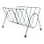 Mid-Century American Modern Black Metal Wire Magazine Rack For Sale