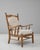 Wood 20th Century French Provincial Style Oak Armchair with Sculpted Back and Round For Sale - Image 7 of 18