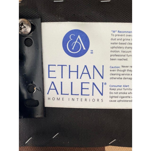 Ethan Allen Radius Recliner in Patterned Fabric For Sale - Image 11 of 11