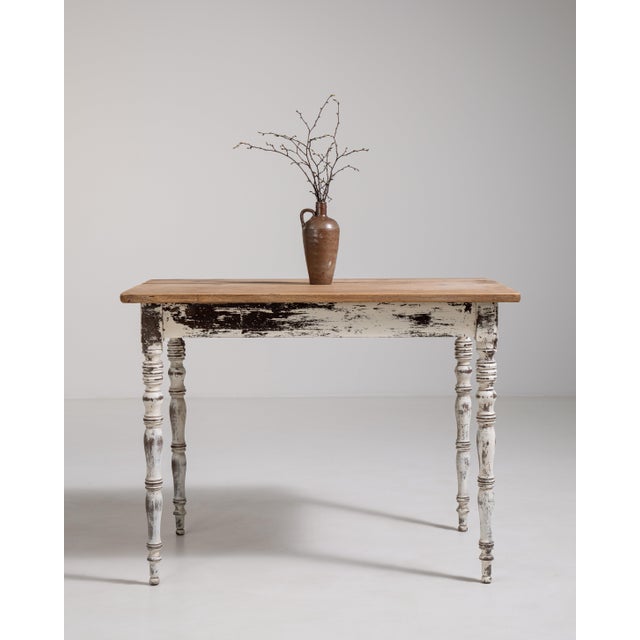 French Table with Single Drawer For Sale In Greensboro - Image 6 of 16