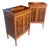 Pair of Early 20th Century Federal Revival Inlaid Marquetry Nightstands / Bedside Cabinets For Sale