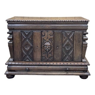 Antique Renaissance Sideboard in Oak For Sale