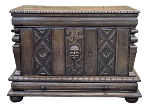 Antique Renaissance Sideboard in Oak
