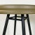 Mid-Century Modern Italian Black & Brown-Olive Green Bar Tables, 1950s, Set of 2 For Sale - Image 9 of 11