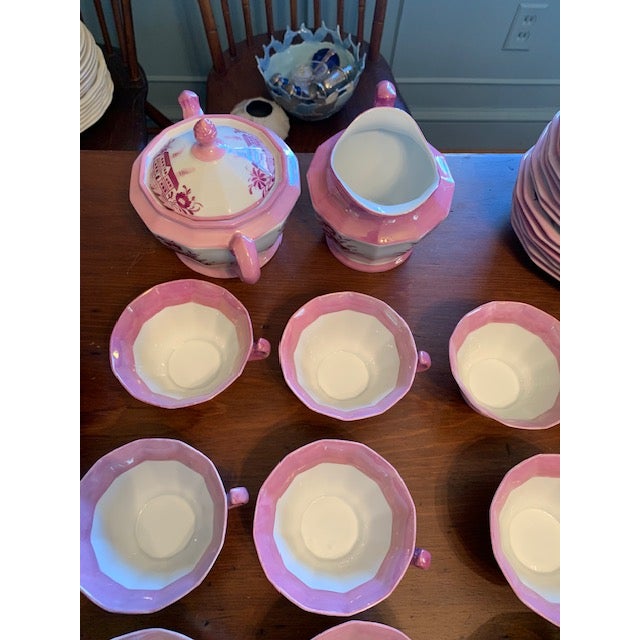 1792 Schlaggenwald China Tea Set - 73pcs For Sale - Image 4 of 8