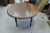 Wood Round Kitchen Table with Oak Shutters, 1900s For Sale - Image 7 of 7