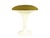 Space Age Italian White Fiberglass & Olive Green Seat Stool, 1960s For Sale - Image 9 of 9