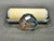 Metal Art Deco Czech Opaline Glass Wall Light, 1930s For Sale - Image 7 of 13
