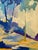 Glenn Radtke Vintage Fauvist " California Landscape " Framed Original Mid Century Modernist Impasto Oil Painting For Sale - Image 11 of 18
