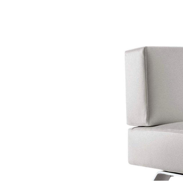 Copper Ombra Armchair with Steel Frame by Charlotte Perriand For Sale - Image 8 of 12