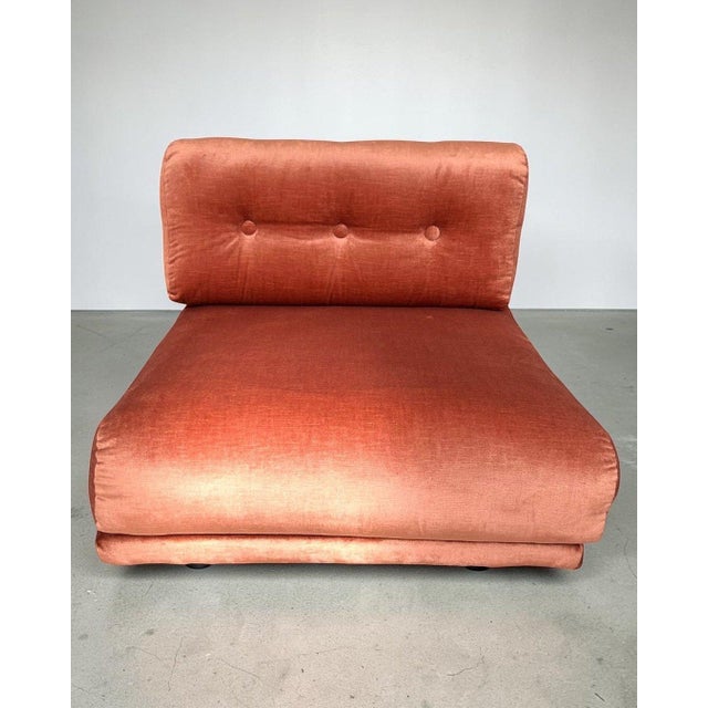 Salpol Modular Sofa in Dralon Velvet, Italy, 1970, Set of 4 For Sale - Image 17 of 18