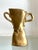 Vintage Ceramic Gold Plated Last Place Trophy For Sale - Image 9 of 12