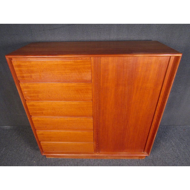 Mid 20th Century Mid-Century Modern Teak Cabinet For Sale - Image 4 of 8