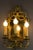 1920s Brass and Bronze 3-Arm Mirrored Girandole Sconce, 1920s For Sale - Image 5 of 16
