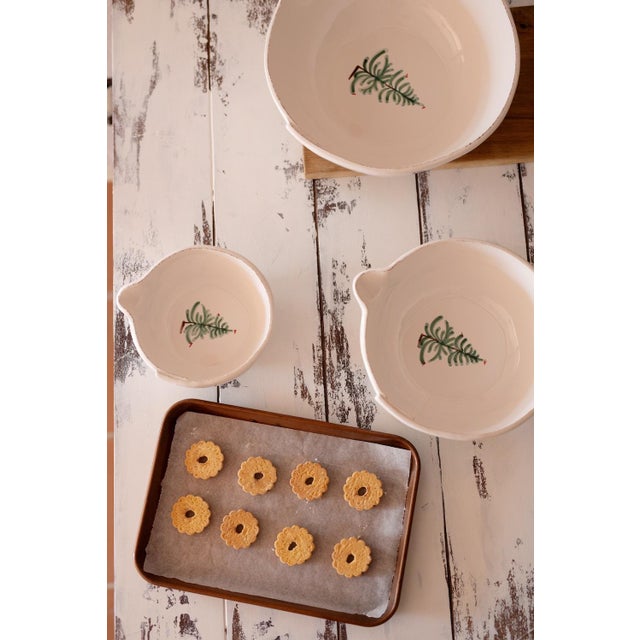 VIETRI Lastra Holiday Small Mixing Bowl For Sale - Image 9 of 9