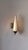 Stilnovo Opaline Glass and Brass Wall Lamps from Stilnovo, Italy, 1950s, Set of 2 For Sale - Image 4 of 6