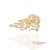 18k (750) Yellow Gold Natural Diamond Convertible Pendant and Brooch For Sale - Image 4 of 9