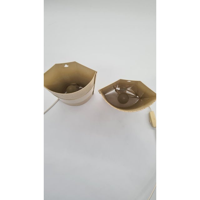 Metal Model 319640 Wall Lamps in Metal from David-GL Belysning, Denmark, 1970s, Set of 2 For Sale - Image 7 of 10