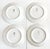 1900 - 1909 Limoges Haviland Porcelain Dinner Plates – Hand Painted Honeysuckle Floral - Set of 4 For Sale - Image 5 of 8