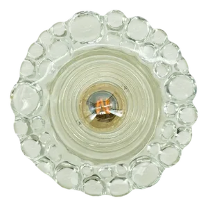 Bubble Glass Wall Light or Flush Mount from Peill & Putzler, 1970s