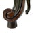 Brown Unique Vintage French Provincial Style Carved Two Tone Green and Brown Coffee Table For Sale - Image 8 of 13