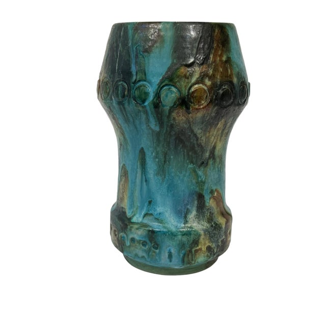 Mid-Century Modern Vintage Colorful "Sea Garden" Vase by Alvino Bagni, Italy, for Raymor For Sale - Image 3 of 12