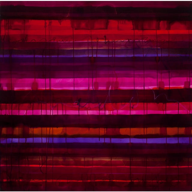 Framed Contemporary Abstract Artwork by Eliza K. For Sale - Image 4 of 4