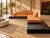 2020s Custom Design Orange Modular Platform Sectional Sofa For Sale - Image 5 of 8