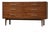 1960s Refinished Walnut Long Dresser by Ramseur For Sale