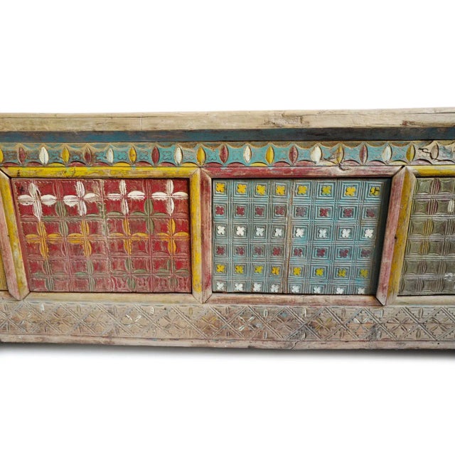 Tan Old Jilang Low Colored Sideboard Credenza For Sale - Image 8 of 10