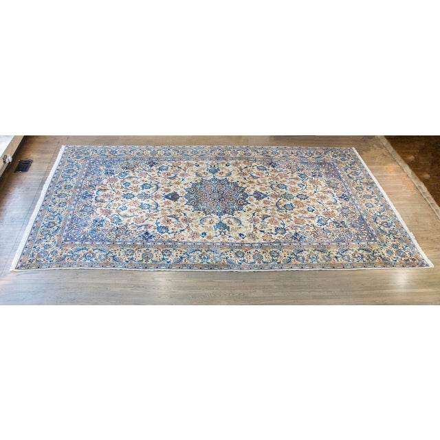 Mid 20th Century Persian Kashan Rug For Sale - Image 16 of 16