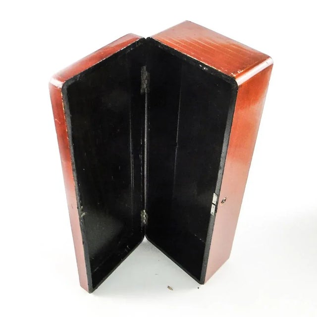 Wood Japanese Lacquerware Box, 1920s For Sale - Image 7 of 12