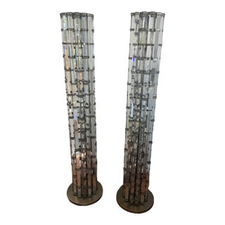 Timothy Oulton ‭ Night Rod Short Floor Lamps - Set of 2 For Sale