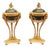 Marble Vases with Gilt Rams Heads, 1880, Set of 2 For Sale