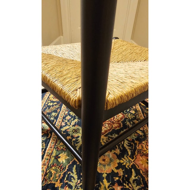 Mid-Century Gentlemans' Valet Chair With Rush Woven Seat For Sale In Montgomery - Image 6 of 16