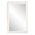 Fleur Home Audubon Bamboo Sticks Rectangle Mirror in Frosted Petal, 31.5x39 For Sale